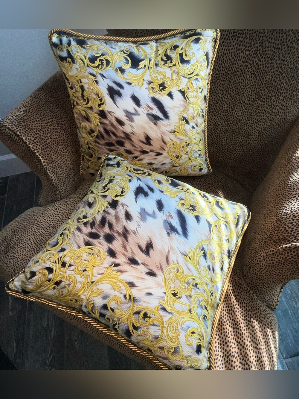 Versace Silk Pillows